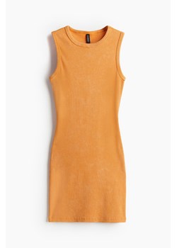 H & M - Sukienka bodycon w prążki - Pomarańczowy ze sklepu H&M w kategorii Sukienki - zdjęcie 172244906