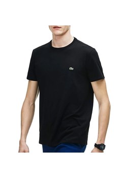 Koszulka Lacoste Crew Neck Pime Cotton Jersey TH6709-031 - czarna ze sklepu streetstyle24.pl w kategorii T-shirty męskie - zdjęcie 172247126