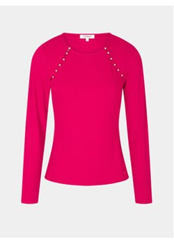 Morgan Bluzka 241-TMILIE Różowy Slim Fit ze sklepu MODIVO w kategorii Bluzki damskie - zdjęcie 172247958