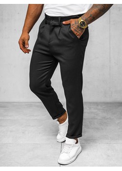 Spodnie męskie chino czarne OZONEE O/K971SP ze sklepu ozonee.pl w kategorii Spodnie męskie - zdjęcie 172249776