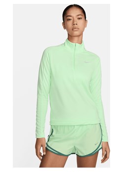 Damska bluza z zamkiem 1/4 Nike Dri-FIT Pacer - Zieleń ze sklepu Nike poland w kategorii Bluzy damskie - zdjęcie 172249867