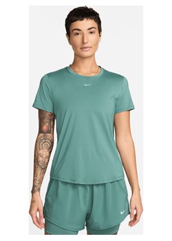 Damska koszulka z krótkim rękawem Dri-FIT Nike One Classic - Zieleń ze sklepu Nike poland w kategorii Bluzki damskie - zdjęcie 172249898