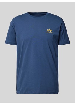 T-shirt z nadrukiem z logo model ‘BASIC’ ze sklepu Peek&Cloppenburg  w kategorii T-shirty męskie - zdjęcie 172250017