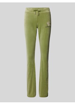 Spodnie dresowe z wyhaftowanym logo ze sklepu Peek&Cloppenburg  w kategorii Spodnie damskie - zdjęcie 172250038