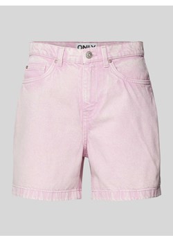 Szorty jeansowe z wysokim stanem model ‘PHINE’ ze sklepu Peek&Cloppenburg  w kategorii Szorty - zdjęcie 172250085