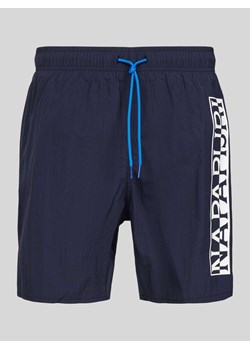 Spodenki kąpielowe o kroju regular fit z elastycznym pasem ze sklepu Peek&Cloppenburg  w kategorii Kąpielówki - zdjęcie 172250099