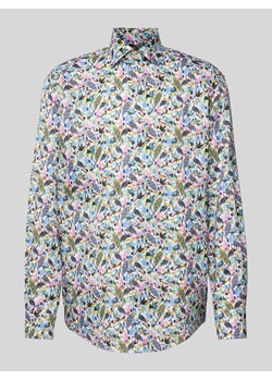 Koszula biznesowa o kroju comfort fit z kołnierzykiem typu kent ze sklepu Peek&Cloppenburg  w kategorii Koszule męskie - zdjęcie 172250425