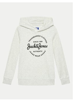 Jack&Jones Junior Bluza Forest 12249715 Biały Standard Fit ze sklepu MODIVO w kategorii Bluzy chłopięce - zdjęcie 172251027