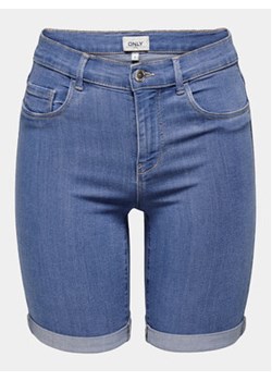 ONLY Szorty jeansowe Rain 15176847 Niebieski Bodycon Fit ze sklepu MODIVO w kategorii Szorty - zdjęcie 172251035