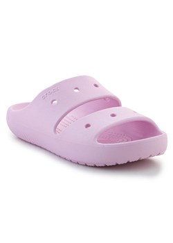 Klapki Crocs Classic Sandal V2 209403-6GD różowe ze sklepu ButyModne.pl w kategorii Klapki damskie - zdjęcie 172251225