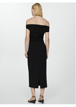 Mango Sukienka koktajlowa Twisted 67085747 Czarny Slim Fit ze sklepu MODIVO w kategorii Sukienki - zdjęcie 172254378
