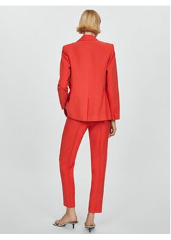Mango Spodnie materiałowe Tempo 67055728 Czerwony Slim Fit ze sklepu MODIVO w kategorii Spodnie damskie - zdjęcie 172254489
