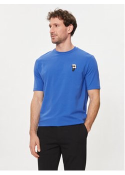 KARL LAGERFELD T-Shirt 755027 542221 Niebieski Regular Fit ze sklepu MODIVO w kategorii T-shirty męskie - zdjęcie 172254495
