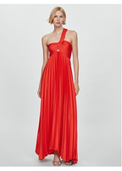Mango Sukienka wieczorowa Claudi 67016340 Czerwony Slim Fit ze sklepu MODIVO w kategorii Sukienki - zdjęcie 172254848
