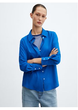 Mango Koszula Basic 67044045 Niebieski Regular Fit ze sklepu MODIVO w kategorii Koszule damskie - zdjęcie 172255017