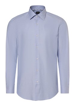BOSS Koszula męska - Easy-iron - H-HANK-kent-C6-242 Mężczyźni Slim Fit Bawełna jasnoniebieski jednolity ze sklepu vangraaf w kategorii Koszule męskie - zdjęcie 172255915