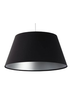 Czarna satynowa lampa wisząca dzwon - S407-Ohra ze sklepu Edinos.pl w kategorii Lampy wiszące - zdjęcie 172256978