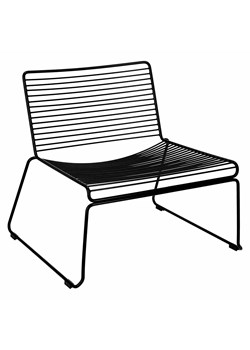 Loftowy fotel czarny - Stratos ze sklepu Edinos.pl w kategorii Fotele - zdjęcie 172257207