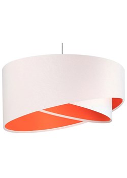 Biało-pomarańczowa skandynawska lampa wisząca - EX990-Rezi ze sklepu Edinos.pl w kategorii Lampy wiszące - zdjęcie 172257335