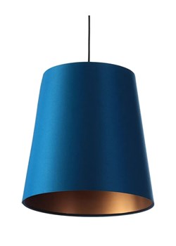 Granatowo-miedziana lampa wisząca glamour - S402-Arva ze sklepu Edinos.pl w kategorii Lampy wiszące - zdjęcie 172257378