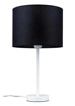 Czarno-biała minimalistyczna lampa stołowa - A16-Apia ze sklepu Edinos.pl w kategorii Lampy stołowe - zdjęcie 172257506