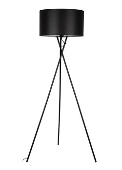 Czarna lampa stojąca abażurowa - A22-Warsa ze sklepu Edinos.pl w kategorii Lampy podłogowe - zdjęcie 172257507