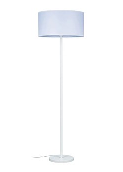 Biała minimalistyczna lampa stojąca na nóżce - A27-Hoka ze sklepu Edinos.pl w kategorii Lampy podłogowe - zdjęcie 172257508