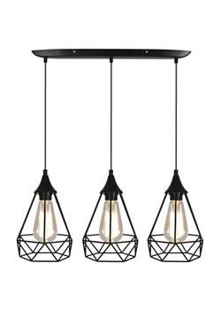 Nowoczesny czarny żyrandol - K215 F3-N05 ze sklepu Edinos.pl w kategorii Lampy wiszące - zdjęcie 172257967