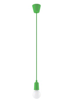 Zielona loftowa lampa wisząca na przewodzie - EX541-Diegi ze sklepu Edinos.pl w kategorii Lampy dziecięce - zdjęcie 172258166