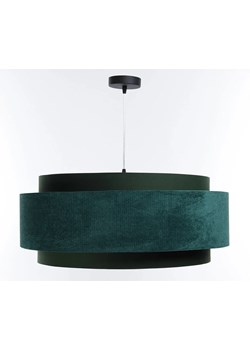 Zielona nowoczesna lampa wisząca welurowa - 6X A353 Gloros ze sklepu Edinos.pl w kategorii Lampy wiszące - zdjęcie 172258198