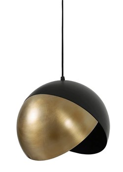 Glamour lampa wisząca Perselia 20 cm - złota ze sklepu Edinos.pl w kategorii Lampy wiszące - zdjęcie 172259175