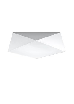 Biały nowoczesny plafon - EX591-Hexi ze sklepu Edinos.pl w kategorii Lampy sufitowe - zdjęcie 172259215