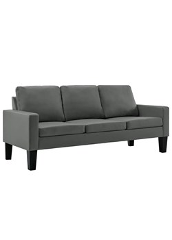 Szara nowoczesna sofa - Clorins 3X ze sklepu Edinos.pl w kategorii Sofy i kanapy - zdjęcie 172259216