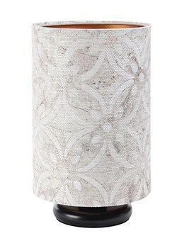 Czarna lampa stołowa z wzorzystym abażurem - S365-Alkatra ze sklepu Edinos.pl w kategorii Lampy stołowe - zdjęcie 172259276