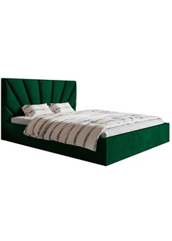 Dwuosobowe łóżko z zagłówkiem 180x200 Senti 3X - 36 kolorów ze sklepu Edinos.pl w kategorii Łóżka i materace - zdjęcie 172259555