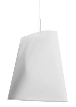 Biały minimalistyczny pojedynczy żyrandol L6-K66 ze sklepu Edinos.pl w kategorii Lampy wiszące - zdjęcie 172259759