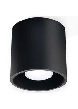 Okrągły plafon E760-Orbil - czarny ze sklepu Edinos.pl w kategorii Lampy sufitowe - zdjęcie 172259766