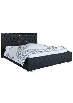 Podwójne łóżko z pojemnikiem 160x200 Loban 3X - 36 kolorów ze sklepu Edinos.pl w kategorii Łóżka i materace - zdjęcie 172259919