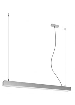 Srebrna lampa wisząca LED liniowa 4000 K - EX620-Pini ze sklepu Edinos.pl w kategorii Lampy wiszące - zdjęcie 172260175