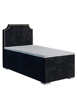 Jednoosobowe łóżko boxspring 90x200 Lenox - 32 kolory ze sklepu Edinos.pl w kategorii Łóżka i materace - zdjęcie 172260527