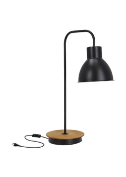 Czarna lampa gabinetowa - K320-Sangi ze sklepu Edinos.pl w kategorii Lampy stołowe - zdjęcie 172261125