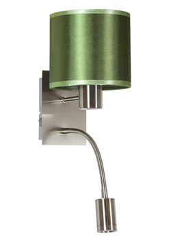Zielony kinkiet z ledową lampką - K200-Adana ze sklepu Edinos.pl w kategorii Lampy ścienne - zdjęcie 172261246