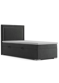 Pojedyncze łóżko boxspring 90x200 32 kolory Delosti ze sklepu Edinos.pl w kategorii Łóżka i materace - zdjęcie 172261518