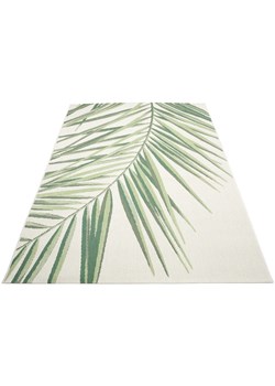 Kremowy dywan sznurkowy z liściem palmy - Losera 6X ze sklepu Edinos.pl w kategorii Dywany - zdjęcie 172261669