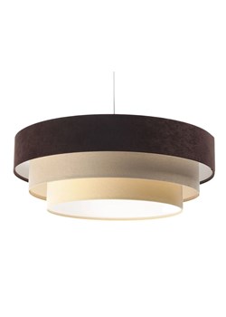 Potrójna okrągła lampa wisząca welurowa - 2X S445 T5-F16 ze sklepu Edinos.pl w kategorii Lampy wiszące - zdjęcie 172261745