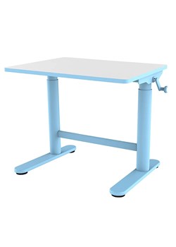 Niebieskie regulowane ergonomiczne biurko dla dzieci - Otiso ze sklepu Edinos.pl w kategorii Biurka dziecięce - zdjęcie 172262695