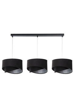 Czarna lampa wisząca nad stół asymetryczna - S499 Fofrik ze sklepu Edinos.pl w kategorii Lampy wiszące - zdjęcie 172262788