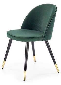 Krzesło tapicerowane Noxin - zielone ze sklepu Edinos.pl w kategorii Krzesła - zdjęcie 172263078