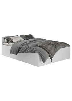 Podwójne białe łóżko z materacem i stelażem 160x200 - Tamlin 3X ze sklepu Edinos.pl w kategorii Łóżka i materace - zdjęcie 172263249