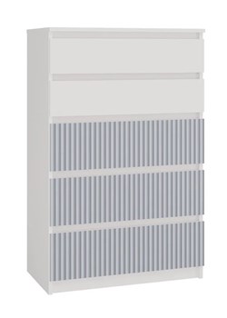 Dziecięca komoda dla chłopca biały + niebieski Nepal ze sklepu Edinos.pl w kategorii Komody - zdjęcie 172263255